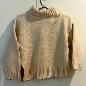 Zara Cream Turtleneck sweater - Size 2T/3T
